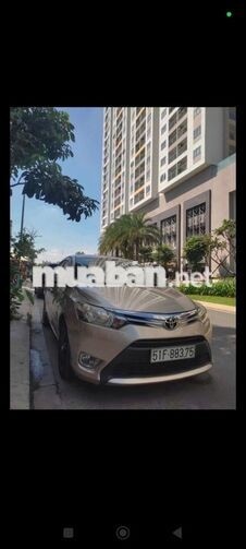 Toyota Vios 2017 Tự động Vàng cát