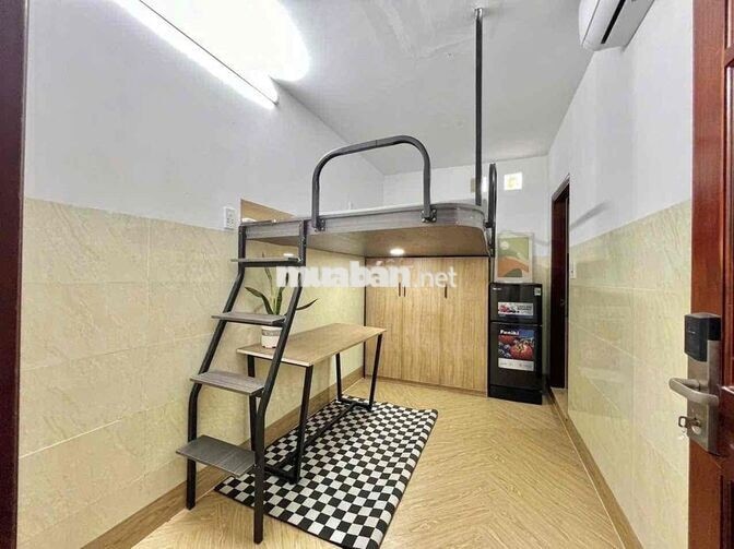 PHÒNG DUPLEX FULL NỘI THẤT - HẦM XE THANG MÁY - CV GIA ĐỊNH