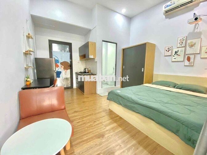 💥 STUDIO BAN CÔNG FULL NỘI THẤT - NGAY CV HOÀNG VĂN THỤ