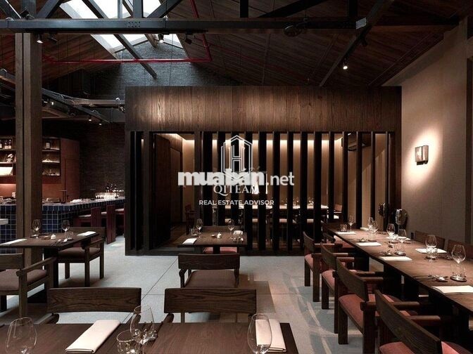 Nhà hàng - cafe 27 Trần Qúy Khoách, Q1. Dt: 8,5x24m, Kc: trệt 1 lầu