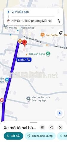 Chính chủ bán đất gần UBND P. Mũi Né, 1,5 tỷ(thương lượng)