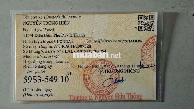 Bán xe Honda Shadow 150 5100km màu đỏ