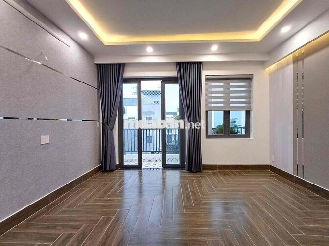 NHÀ MỚI ĐẸP ( FULL NỘI THẤT ) TRỆT LỬNG 3 LẦU 4PN 5WC. ĐƯỜNG 8M