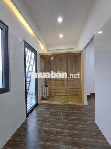 NHÀ MỚI ĐẸP ( FULL NỘI THẤT ) TRỆT LỬNG 3 LẦU 4PN 5WC. ĐƯỜNG 8M