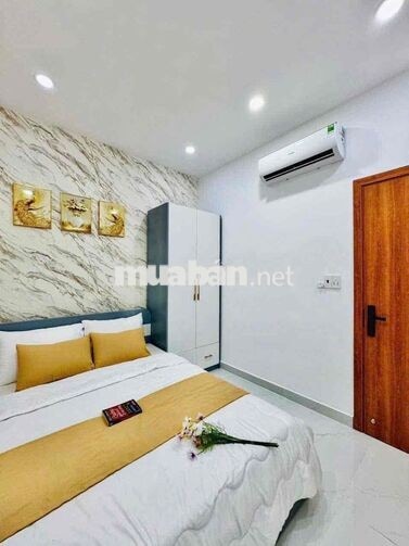 Nhà Đường 8m Phan Huy Ích 3PN Có Nội Thất 16tr