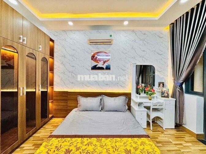 Nhà Mới Tinh 745 Quang Trung 3PN Full Nội Thất 17tr