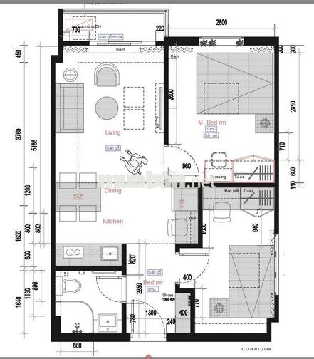 Cần bán căn hộ đang ở đã sửa đẹp