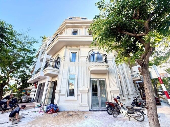 CHO THUÊ NHÀ VILLA GÓC 3 TẦNG MỚI XÂY SIÊU ĐẸP KHU HQ2 GIÁ 50 TRIỆU