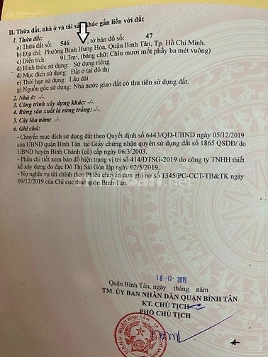 C.CHỦ BÁN ĐẤT NỀN GIÁ RẺ HẺM 5M 617 L.T.TẤN, P.BHH, Q.BÌNH TÂN, 4,3 TỶ
