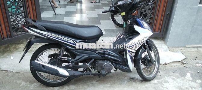 SYM Galaxy 50cc màu Xanh Đen trắng