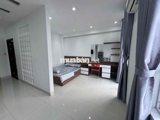 CHO THUÊ CĂN HỘ MỚI XÂY 35m2  CÓ BAN CÔNG  - FULL NỘI THẤT ĐẸP - PHÍA