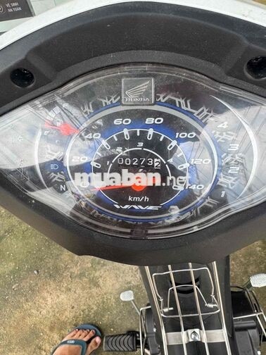 Honda Wave Alpha 273 km Trắng đen