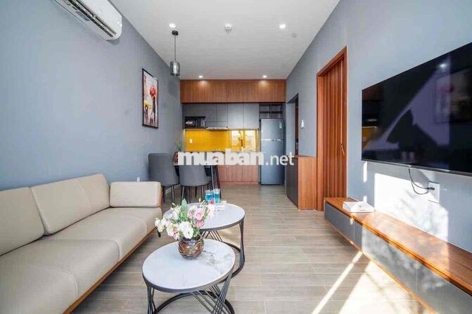 1-2 BEDROOM IN MY AN NEAR MY KHE BEACH HAVE GYM POOL