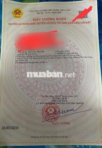 Bán lô đất đường 16m, đường thông  khu TĐC Ngọc Hiệp, phường Tây Nha