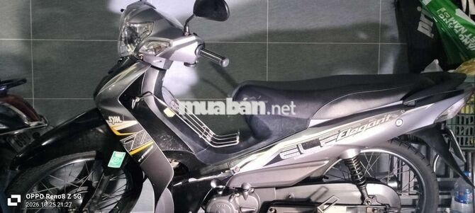 SYM Elegant 50 50cc màu Bạc đen
