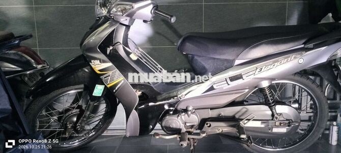 SYM Elegant 50 50cc màu Bạc đen