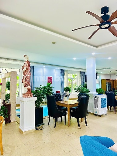 biệt thự ,gần biển, 300m2 sàn, 3 tầng 1 hầm, full nội thất pccc