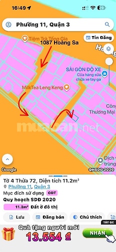 Bán nhà 3 tầng hẻm 4m Trần Văn Đang - Hoàng Sa, Phường Nhiêu Lộc, Q,3 