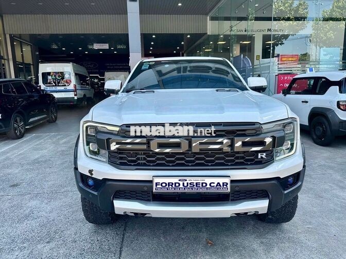 Ford Ranger Raptor 2025 Trắng, có hoá đơn Công Ty