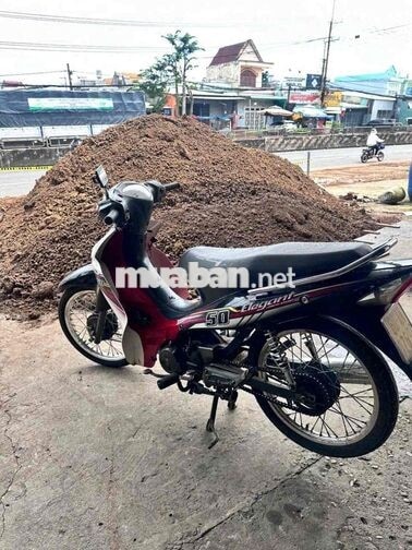 SYM Elegant 50 2017 Trắng đen đỏ
