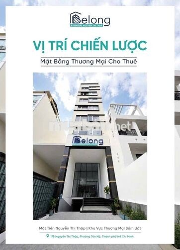 Công ty chính chủ cho thuê Mặt bằng 175 Nguyên Thị Thập - Phí MG đủ