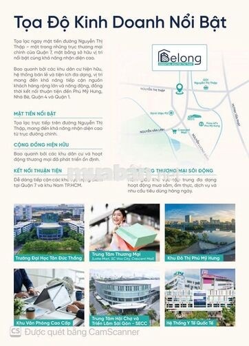 Công ty chính chủ cho thuê Mặt bằng 175 Nguyên Thị Thập - Phí MG đủ
