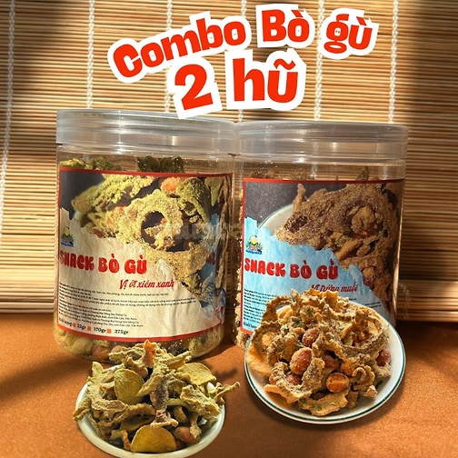 SNACK LÒNG BÒ GÙ CÙNG VỚI NÔNG SẢN DŨNG CA
