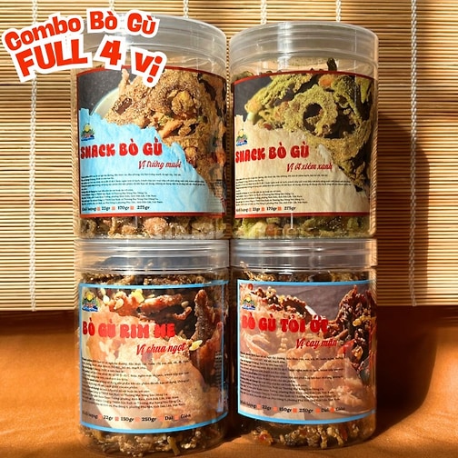 SNACK LÒNG BÒ GÙ CÙNG VỚI NÔNG SẢN DŨNG CA