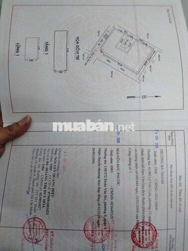 từng trệt chung cư mặt hướng về chợ xóm chiếu