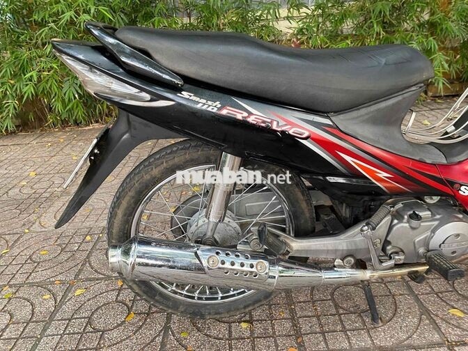 Suzuki Smash Revo 110 110cc màu đỏ đen