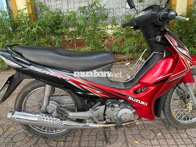 Suzuki Smash Revo 110 110cc màu đỏ đen