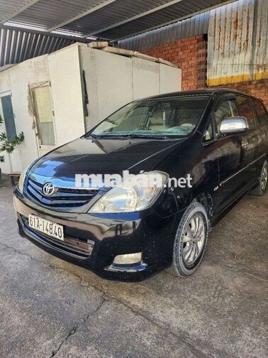 Toyota Innova 2008 G 8 chỗ đen Số sàn
