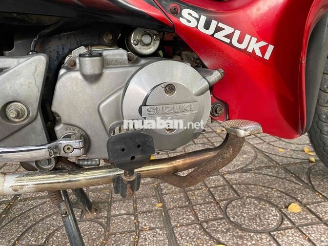 Suzuki Smash Revo 110 110cc màu đỏ đen