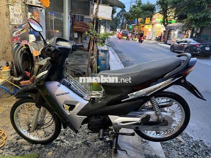 Daelim Wave 50cc màu Đen bạc