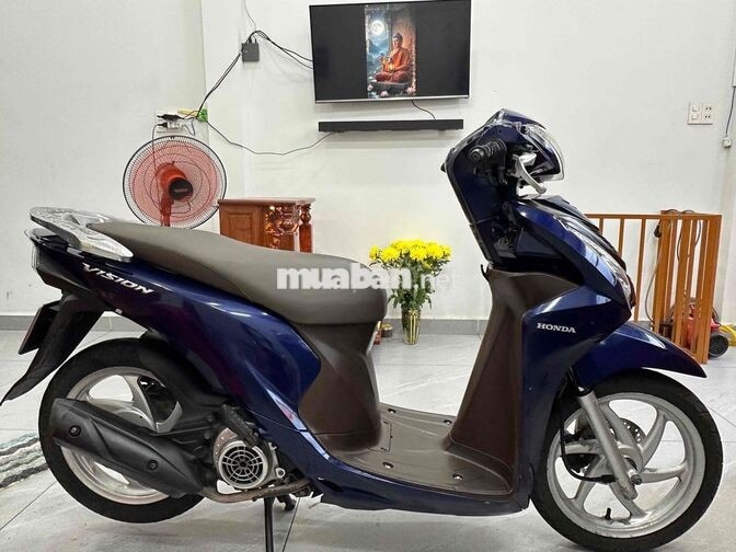 Honda Vision 2018 110cc màu Xanh Bstp
