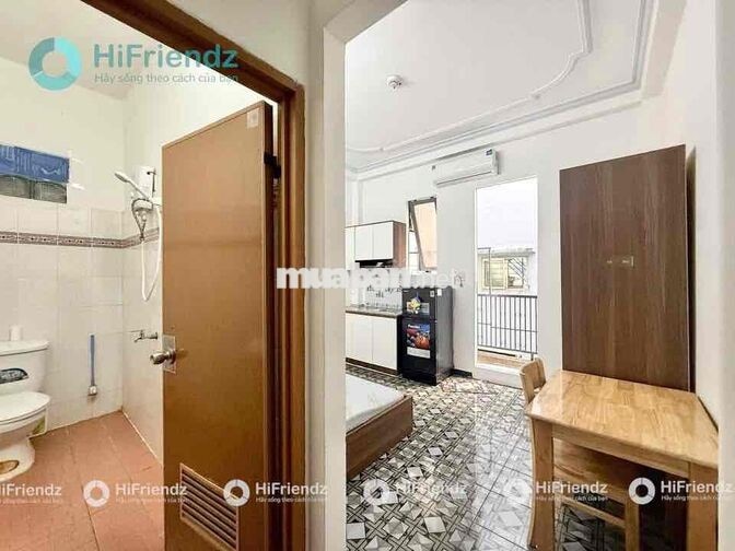 Căn Hộ Studio - 20m2 - Ban Công - Máy Giặt Riêng -.Full Nội Thất -
