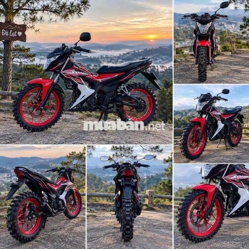 Honda Sonic 2020 22k km màu Đỏ đen