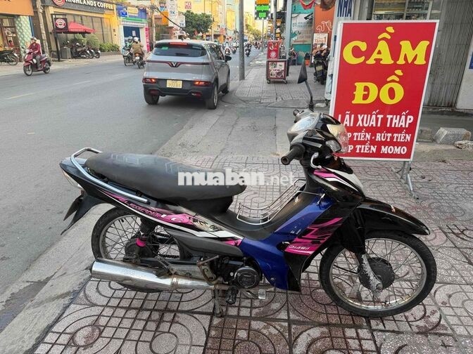 SYM Elegant 50 50cc màu Đen hồng