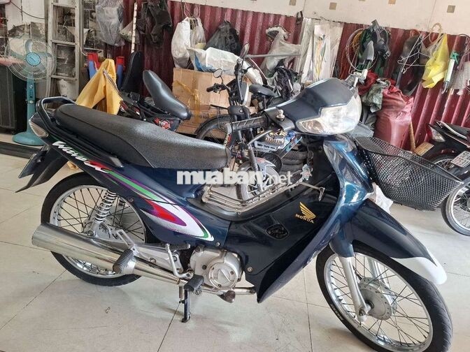 Honda Wave Alpha màu Xanh