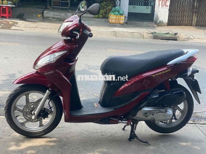 Honda Vision màu Đỏ. bs 59. Co Góp