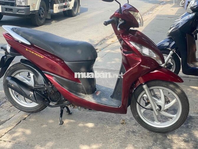 Honda Vision màu Đỏ. bs 59. Co Góp