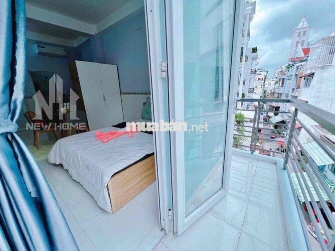 Cho thuê căn studio ban công thang máy full nội thất Trần Văn Đang Q3
