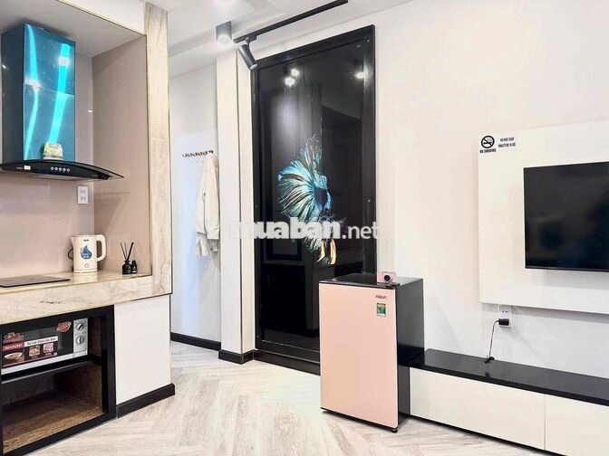 CHO THUÊ STUDIO TÁCH BẾP TONE MÀU PHÒNG SANG ĐẸP NGUYỄN CẢNH CHÂN Q1