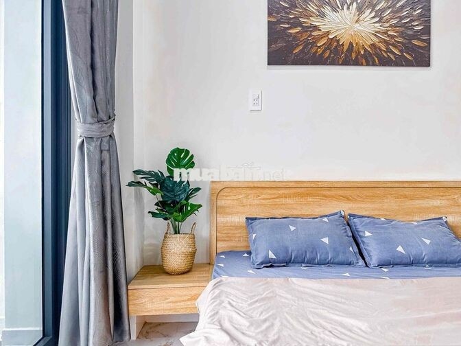 Căn hộ mới 100% ban công 38m2 máy giặt riêng ngay Trường Sa giáp Q1,3