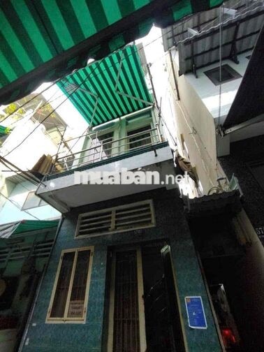 NHÀ NÁT HỒ THỊ KỶ Q.10 DTSD 27,1M2 3T550 CHỢ HỒ THỊ KỶ,CÓ SỔ HẺM THÔNG