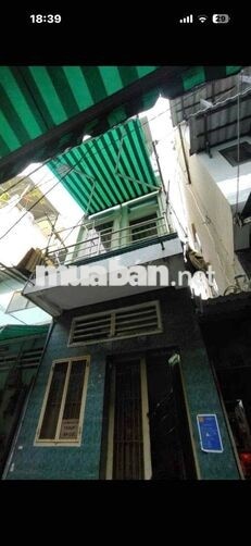 NHÀ NÁT HỒ THỊ KỶ Q.10 DTSD 27,1M2 3T550 CHỢ HỒ THỊ KỶ,CÓ SỔ HẺM THÔNG