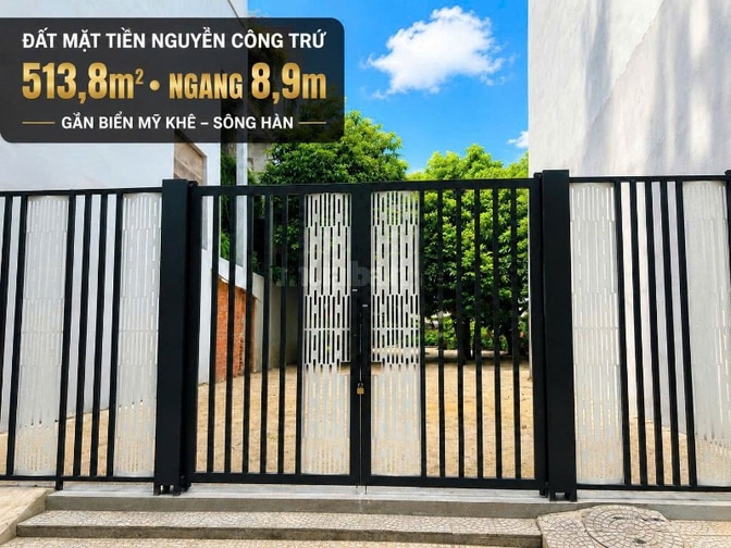 BÁN ĐẤT MẶT TIỀN NGUYỄN CÔNG TRỨ, ĐÀ NẴNG - DT 514M2 NGANG 9M NỞ HẬU ...