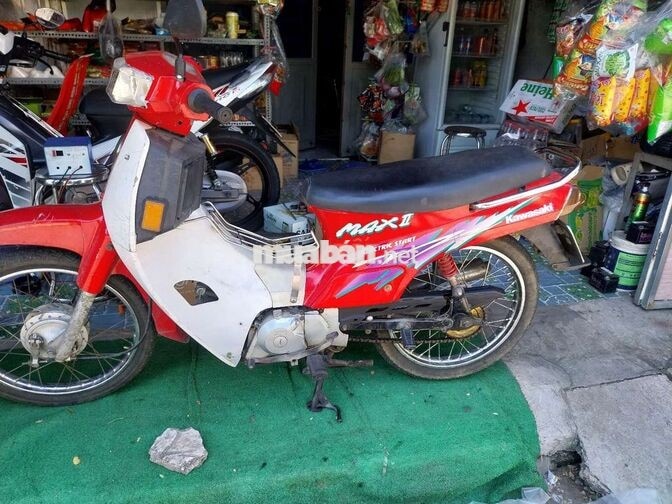 Kawasaki Max 50cc màu đỏ trắng