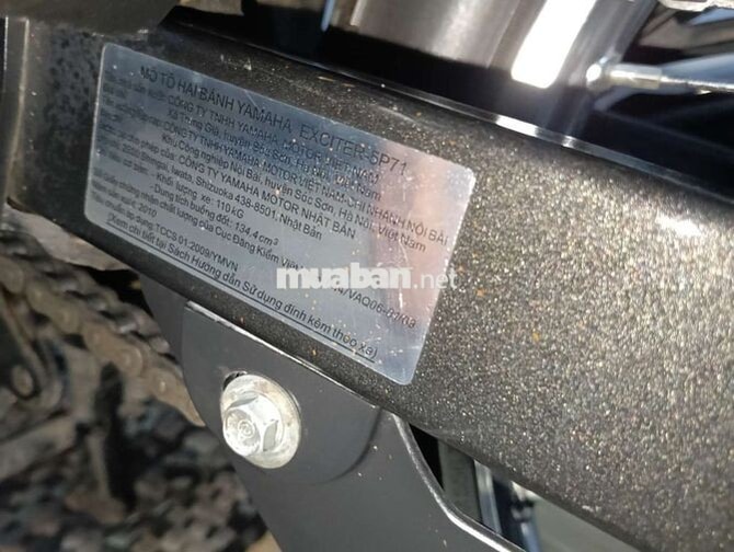  Exciter 135 -2010 Đỏ đen,2 càng 