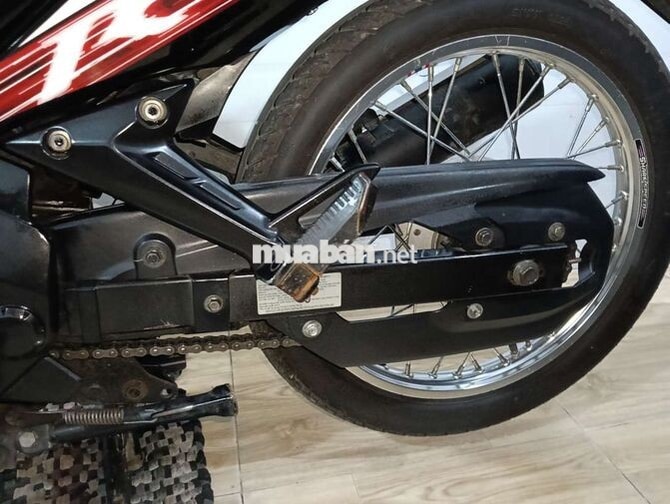  Exciter 135 -2010 Đỏ đen,2 càng 